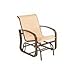 Cayman Isle Sling Gliding Chair Finish: Hammered Pewter, Sling: Cape Cod Stripe