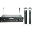 Wireless Dual Channel Uhf Microphone System With 2 Mics