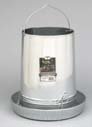 Hanging Poultry & Gamebird Feeder with Feed Pan, 30 Lb Galvanized Steel