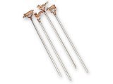 Old Dutch International 706 Decor Copper Skewers with Animal Motif 4-pc.