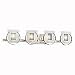 Manitoba Collection Modern Bath Light finished in Brushed Nickel - 45075IN