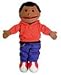 Toys : Small Puppet Buddie Black Boy Puppet