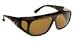 Fitovers Eyewear - Economy Collection - Medium with Tortoise Frame/polarized Amber Lens - Designed to Be Worn Over Glasses That Are 5 - 2/3 W X 1 - 7/8 H