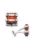 Colibri Cargo Stainless Steel and Rosewood Cufflinks LCL101000