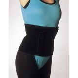Neoprene Heat Belt Abdominal Binder Waist Cincher, Medium