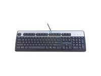 HP Standardtastatur 2004 Tastatur USB 105 Tasten MS WXP CH Schwarz-silber Preisvergleich