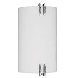 American Fluorescent CEW118PNEC Century Outdoor Sconce, Smooth White Acrylic Diffuser with... by American Fluorescent
