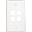 Leviton R06-41080-4W Flush Mount Wall Plate
