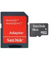 SanDisk 16GB microSD Card with Adapter