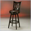 Pastel Furniture Knollwood 30" Swivel Bar Stool in Stallion Brown