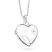 Childrens Jewelry - Diamond Large Heart Locket Pendant