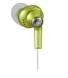 Panasonic RP-HJE280-G Inner Ear Earbuds w/Extension (Green)