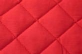 Southern Textiles Red Twin Size Quilted Bedcap Coverlet