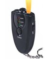 Alcohol tester (Analyzer) key chain for alcoholic drinking, with drunk or sober testing feature with accurate alcohol detector technology. Alcohol test breathalyzer keychain with BUILT-IN FLASH LIGHT!