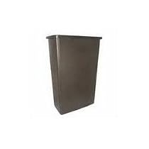Rubbermaid 354000 BRN Brown 23 Gallon Slim Jim Waste Container