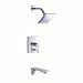 Kohler K-T14776-4-CP Stance Rite-Temp Bathand Shower Trim Polished Chrome