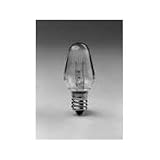 4 watt 120 volt C7 Candelabra Screw (E12) Base Sylvania Light Bulb
