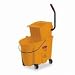 Rubbermaid-WaveBrake&reg; 26 Qt Side Press Mop Bucket & Wringer Combo, Yellow (RUB748018YW) Category: Mop Bucket Wringers