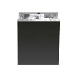 Smeg STA4645U 18 Fully Integrated Dishwasher with 5 Wash Cycles, Stainless Steel Racks, 9 Hours Delay Start and Silence Rating of 45 dB