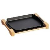Brasserie Plate w  Wood Base - Staub by Staub