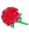 3D Jigsaw Puzzle, Cube Crystal Puzzle - Rose, 4 Colors, Gift Ideas - Red