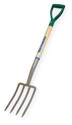 Westward 2MVT2 Manure Fork, 4 Tines, Ash Wood Handle