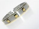 Stainless Steel Golfers Power Magnetic Bracelet