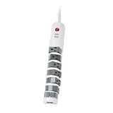 CCS25664 - Rotating Surge Protectors,2160 Joules,8 Outlets,6,White
