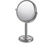 Kimball and Young Mirror Image Recessed Base 5x Vanity Mirror Brushed Nickel