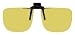Polycarbonate Clip-on Flip-up Canary Yellow Enhancing Driving Glasses - 54-56mm Wide ...