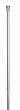 Valley Forge 5-Foot Brushed Aluminum Pole With Plastic Anti-Wrap Sleeve
