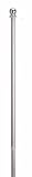 New Creative Silver Aluminum Flag Pole - 59"