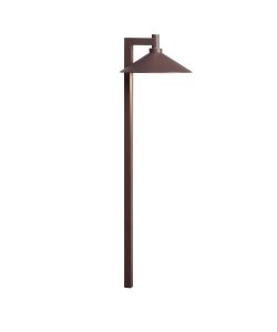 Kichler 15800AZT LED Ripley Path Casual Textured Architectural Bronze Landscape LED