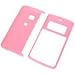 LG enV2 VX-9100 VX9100 SOLID PINK SNAP-ON CASE COVER WITH BELT CLIP Image