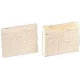 Preprinted Project Jackets, 2-Ply Straight Cut, Letter, 2 Exp., Manila, 50/Box