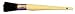 Gordon Sash Brush, Oval, Soft, Hog Bristles, 10-1/2