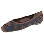 Vaneli Gaylor | Women's Dress Flat Shoes Blue Jean Denim/Brown Tropic Calf