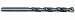 Precision Twist 500-6 High-Speed Steel Extension Drill Bit, Black Oxide Finish, Round Shank, Spiral 
