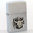 Western Zippo Lighter -Buffalo Skull - Zippo Lighter