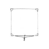 Matthews 48" x 48" Solid Frame Scrim with 1/4 Stop China Silk, White
