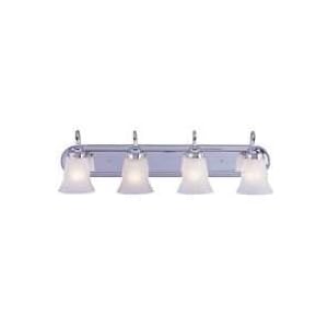 Four Light Vanity Fixture, Chrome by Boston Harbor