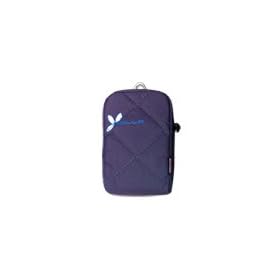 Fabric Bag with Belt Loop & Optional Carabiner (Purple) for Agfa camera by CellularFactory