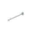 Sterling Silver Lt Blue Stone Nose Stud - 1.5 mm End Ball - Sold as a Pair