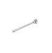 Sterling Silver Lt Blue Stone Nose Stud - 1.5 mm End Ball - Sold as a Pair