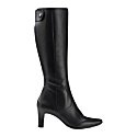 Women's Rockport Lessel - Black Burnished Calf