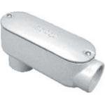 Arlington LB Conduit Bodies for Rigid/IMC with Cover and Gasket, Zinc Die Cast, Metallic, 1 inch