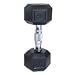 20 lb. Hex Dumbbells with Rubber Encased Heads (Pair)