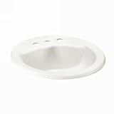 American Standard CADET OVAL COUNTERTOP SINK - 8 W/SCOTCHGUARD 0419888SG.225
