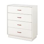 South Shore Logik 4-Drawer Chest-Pure White