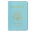 Baekgaard New Vera Bradley Passport Cover from the Colorful Leather Collection - Caribbean Blue